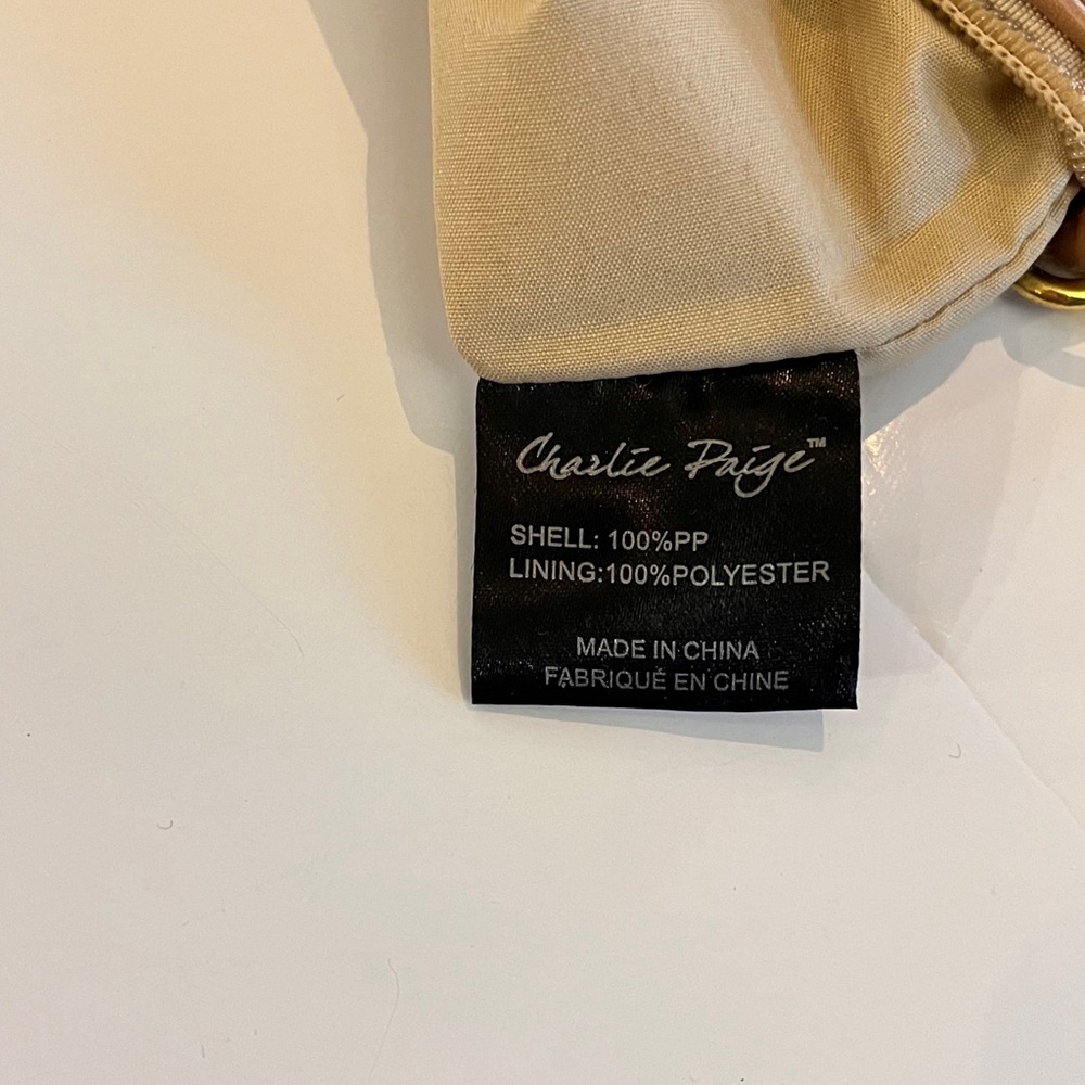 Stylish Natural and Pink Crossbody Bag - Picture 8 of 9